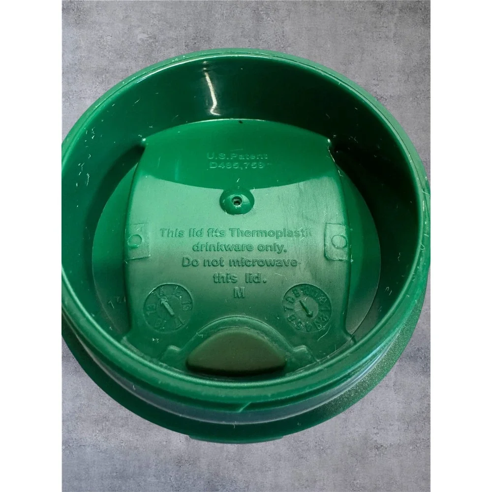 Starbucks Tumbler Scotland 2009 Global Icon Series 12oz Green Bagpiper EUC